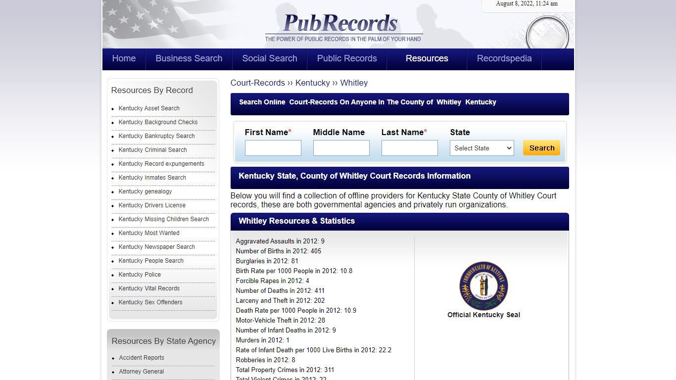 Whitley County, Kentucky Court Records